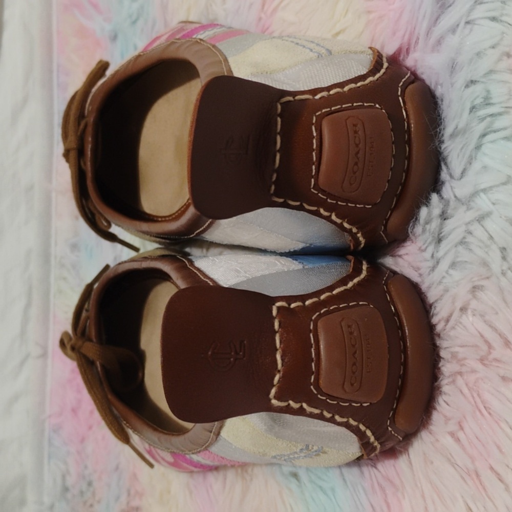 SALE! NWOT Coach Patchwork Jenilee Flats Sz.8.5 No Tags Or Box (X-100 CRATE) - Picture 8 of 16